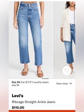Levi’s Ribcage Straight Ankle